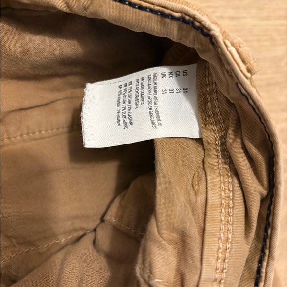 American Eagle Men’s Next Level Flex Tan Shorts | US 31 | Flat Front style - Picture 4 of 5